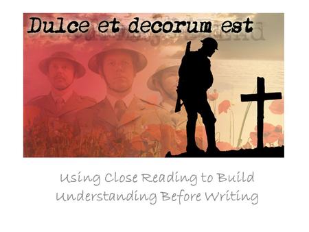 Using Close Reading to Build Understanding Before Writing