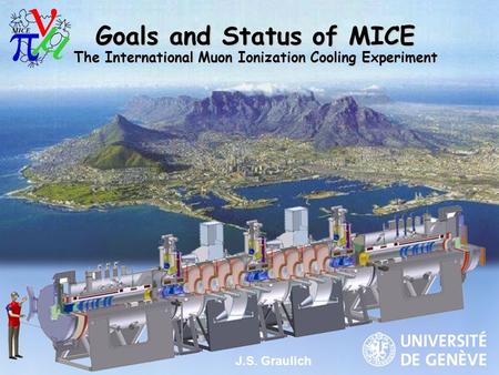 Goals and Status of MICE The International Muon Ionization Cooling Experiment J.S. Graulich.
