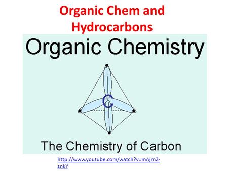 Organic Chem and Hydrocarbons  znkY.