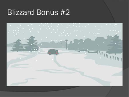 Blizzard Bonus #2. Order of Operations  Grouping Symbols (Ex: (), [], /)  Exponents  Multiplication or Division (LEFT to RIGHT)  Addition or Subtraction.