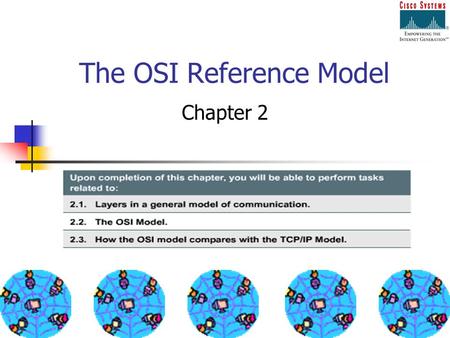 The OSI Reference Model Chapter 2. International Organization for Standards (ISO) recognized the need to create a network model that would help network.