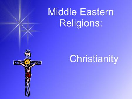 Middle Eastern Religions: