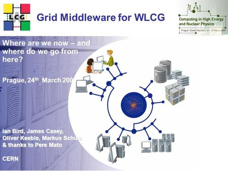 Ian Bird, James Casey, Oliver Keeble, Markus Schulz & thanks to Pere Mato CERN Grid Middleware for WLCG Where are we now – and where do we go from here?