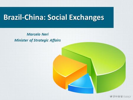 Brazil-China: Social Exchanges Marcelo Neri Minister of Strategic Affairs.