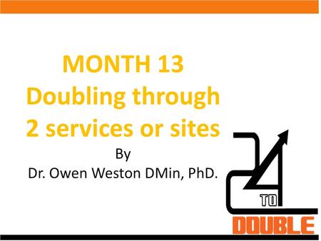 Doubling through 2 services or sites