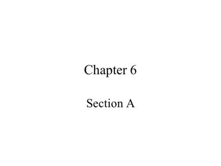Chapter 6 Section A. STAR Standard Terminal Arrival Route –Depart the enroute structure –Navigate to destination –Terminate with an instrument approach.