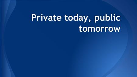 Private today, public tomorrow. reputation: the general impression of a person held by others and the public. persist: to continue and endure Vocabulary.
