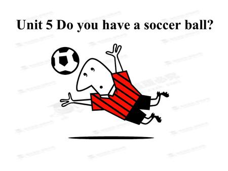 Unit 5 Do you have a soccer ball?. 乒乓球拍 网球拍 踢足球 打篮球 打排球 打网球 玩电脑游戏 看电视 a ping-pong bat a tennis racket / tennis rackets play soccer / play football play.