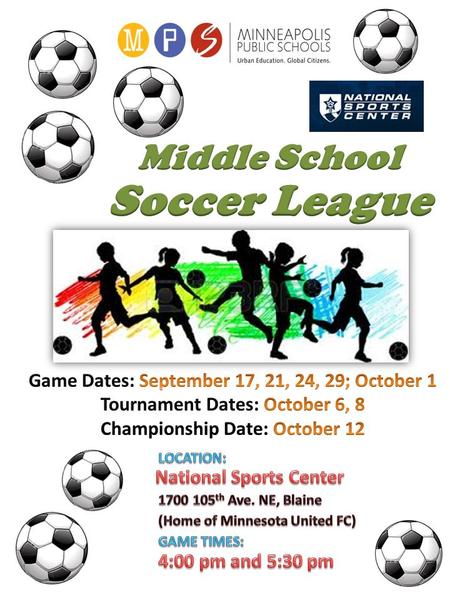 World Cup Style High School ADs will confirm registrations by September 9 th. All teams will be made up of boys and girls (Coed). Pool A : 1. Andersen.