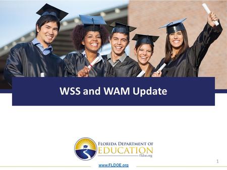 Www.FLDOE.org 1 WSS and WAM Update. www.FLDOE.org 2 PMRN Update PMRN v4 for 2014-2015 closed on June 15, 2015 Performed app-year roll-over Added enhancements.