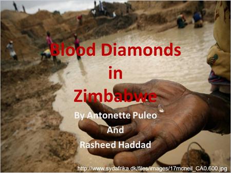 Blood Diamonds in Zimbabwe By Antonette Puleo And Rasheed Haddad