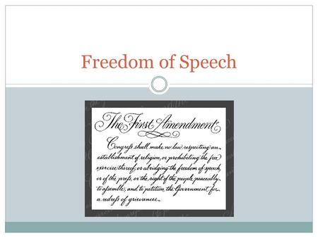 Freedom of Speech. What is Free Speech? Incorporation Gitlow v. N.Y. (1925): 14 th Amendment’s “due process clause” protects citizens’ fundamental rights.