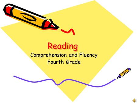 ReadingReading Comprehension and Fluency Fourth Grade.