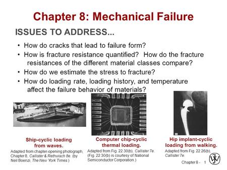 Chapter 8: Mechanical Failure