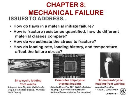 CHAPTER 8: MECHANICAL FAILURE