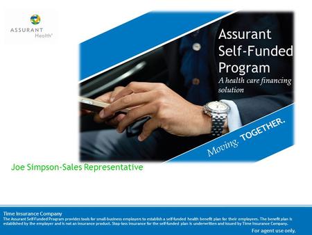 Assurant Self-Funded Program Joe Simpson-Sales Representative