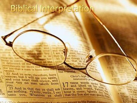 From the 6 ways to interpret the Bible, which way do you naturally read with? Which one would you like to explore more? Why?
