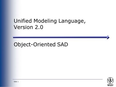Unified Modeling Language, Version 2.0