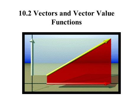 10.2 Vectors and Vector Value Functions. Quantities that we measure that have magnitude but not direction are called scalars. Quantities such as force,