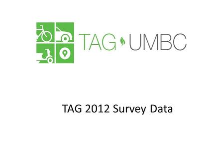 TAG 2012 Survey Data. Survey sent to 16,000 2414 responded.