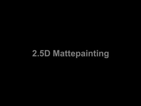 2.5D Mattepainting. Why did I pick this project? I have always been interested in art of all kinds. Under my education time here in skellefteå I have.