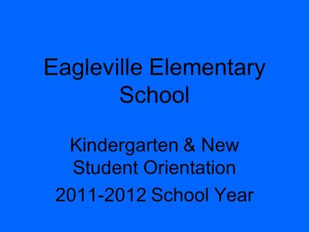 Eagleville Elementary School
