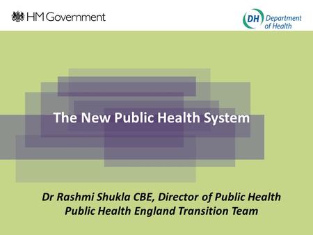 The New Public Health System