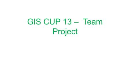 GIS CUP 13 – Team Project. Introduction GIS-focused algorithm competition The 2013 contest is about geo-fencing location-based advertisements child location.