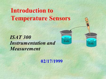 Introduction to Temperature Sensors
