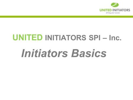 Initiators Basics UNITED INITIATORS SPI – Inc.. FACTORS EFFECTING RESIN AND GEL COAT CURE. % INITIATOR LEVEL % PROMOTER LEVEL MOULD TEMPERATURE AND AMBIENT.