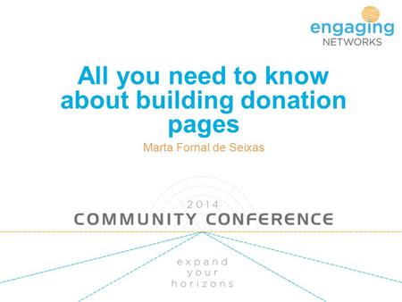 All you need to know about building donation pages Marta Fornal de Seixas.