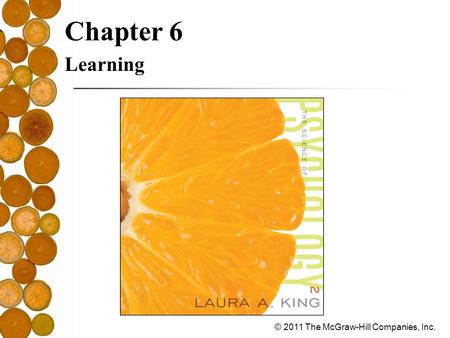 Chapter 6 Learning.