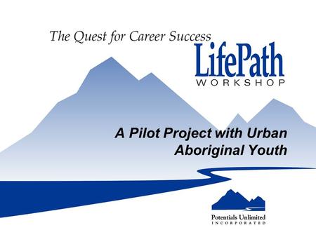 A Pilot Project with Urban Aboriginal Youth. Margo Purcell’s Career I’m good at everything, I’m not the best at anything. I know what I don’t want to.