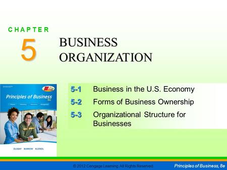 5 BUSINESS ORGANIZATION 5-1 Business in the U.S. Economy
