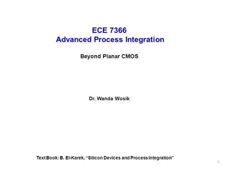 Advanced Process Integration