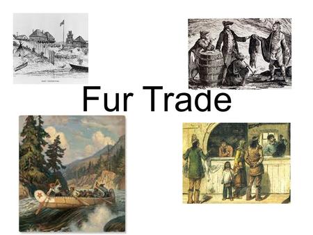 Fur Trade. Why come to Canada? Fish and Fur Fish – Great demand due to Catholic rules about meatless days. – More affordable than meat – French and Portuguese.