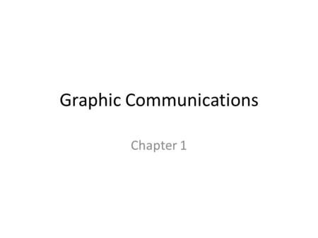 Graphic Communications