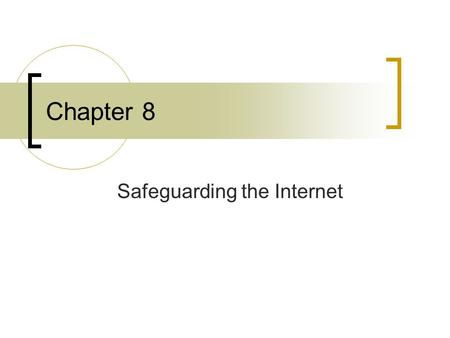 Chapter 8 Safeguarding the Internet. Firewalls Firewalls: hardware & software that are built using routers, servers and other software A point between.
