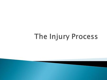 The Injury Process.