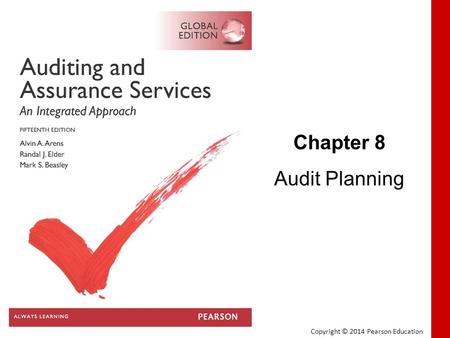 Chapter 8 Audit Planning 1.