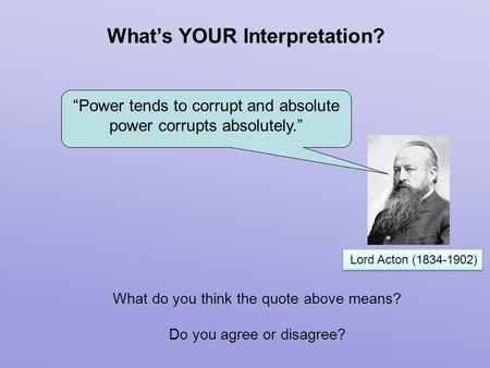 What’s YOUR Interpretation?