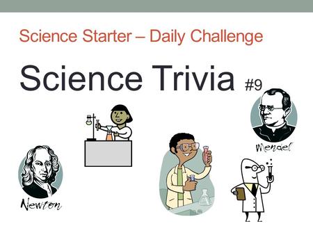 Science Starter – Daily Challenge
