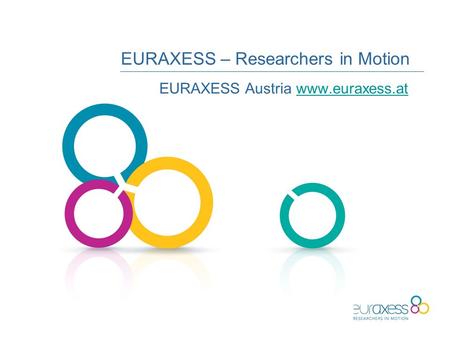 EURAXESS – Researchers in Motion EURAXESS Austria www.euraxess.atwww.euraxess.at.