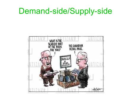 Demand-side/Supply-side Economics!. Keynesian Economics Demand-Side Argues that government spending can be used to stabilize the economy Challenged the.