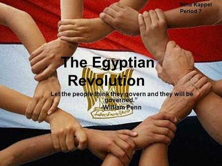 The Egyptian Revolution