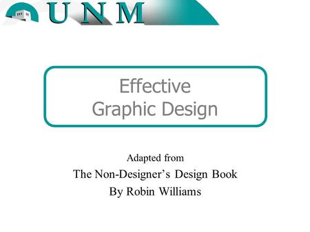 Effective Graphic Design