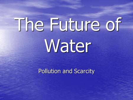water resources ppt presentation download