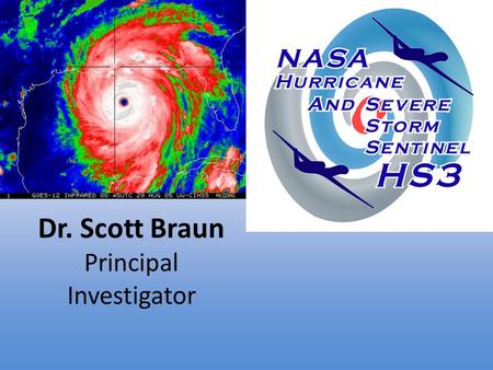 Dr. Scott Braun Principal Investigator. Hurricane Intensity Is Difficult To Predict Intensity prediction is difficult because it depends on weather at.