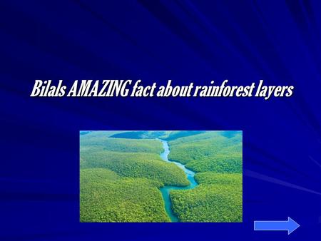Bilals AMAZING fact about rainforest layers. Introduction Rain forests are hot, wet and very dry. There Are 4 layers in a rain forest. The biggest rainforest.