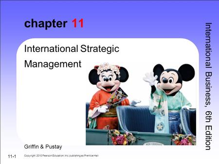 chapter 11 International Strategic Management